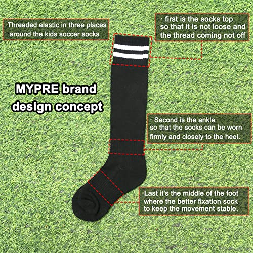 Soccer Shin Guards with Socks - Black, 1 Pair, S (3'3"-3'11")