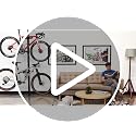 Feedback Sports Velo Hinge 2.0 Wall Mount Bike Hanger - 1 Pack, Space-Saving Pivoting Storage