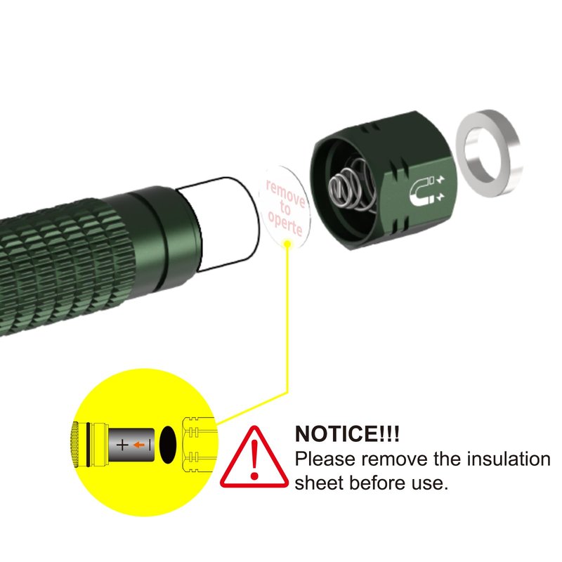 NICRON L74 Rechargeable Flashlight, 1000 Lumen High Brightness with 90° Rotatable Head, Magnetic Tail and 2-Way Clip, IP65 Waterproof, Compatible with Rechargeable Batteries and AA Battery