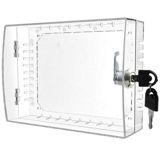 Ravct Universal Thermostat Lock Box Thermostat Cover with Lock Compatible With Honeywell Home Thermostat On Wall Ac Lock Box Cover with Key Fits Thermostats 4.8"H x 6" W or Smaller