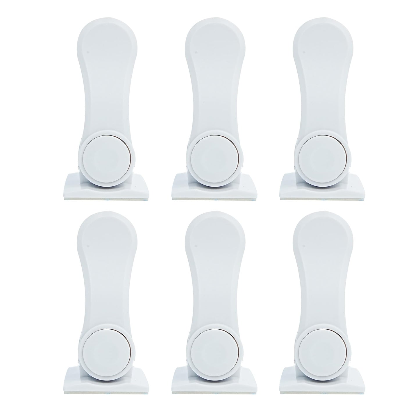 Child Proof Door Lever Lock(6 Pack) - Baby Proofing Door Handle Lock, 3M Adhesive & No DrillingNeed, Minimalist Design, Child Safety Door Handle Locks