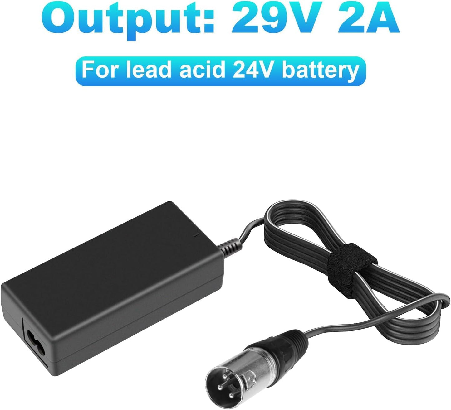 TREE.NB SGS Certified 58W 29V 2A Electric ScooterBike Battery Charger XLR Plug AC Adapter Power Supply