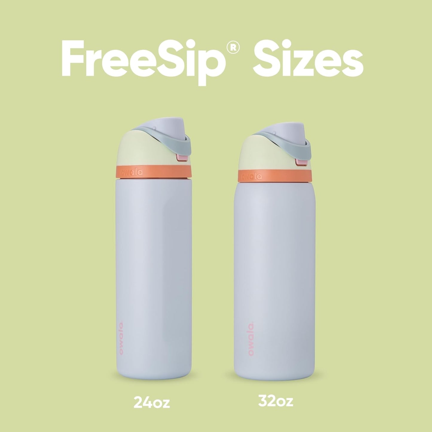 Owala FreeSip 24 oz Insulated Stainless Steel Water Bottle - BPA-Free with Straw for Sports & Travel