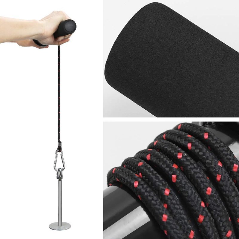 PELLOR Forearm Exerciser, Fitness Wrist Exerciser& Forearm Roller, Arm Strength Trainer Fitness Equipment Forearm Roller Weight with Anti-Slip Handle Forearm Strengthener