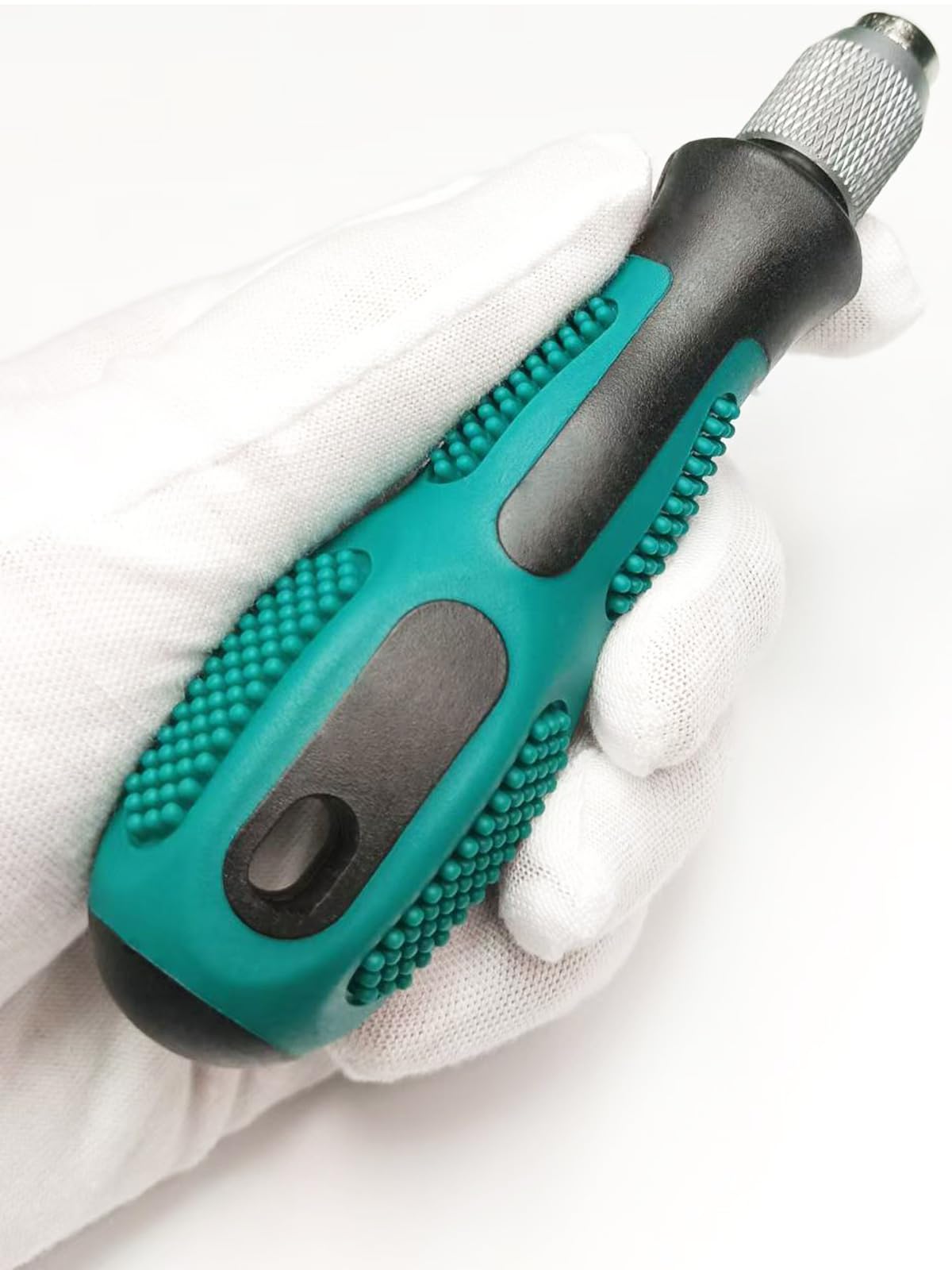 Bit Driver Handle,2 Pieces 1/4 inch Hex Quick Release Change Handle,6.35mm Hex Screwdriver Bit Holder Handle Set with Non-slip Handle Screwdriver Bit Holder