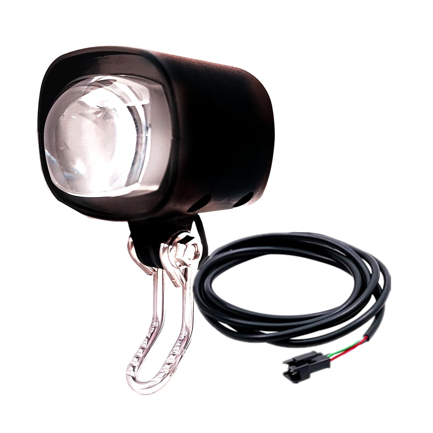 Ourbest E-Bike Front Lights with Horn for Scooter (A)