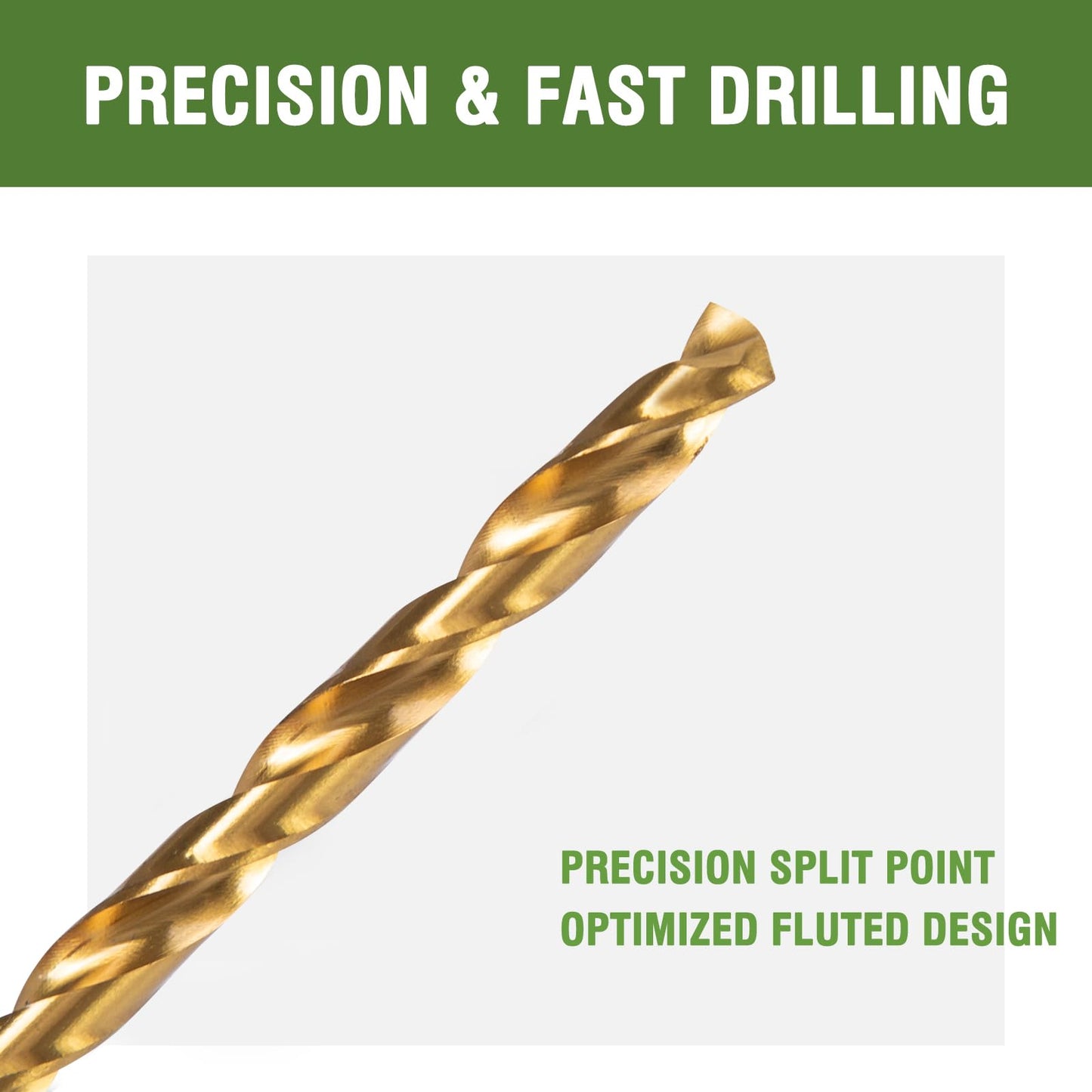 HLOFIZI 7/64 x 6 Inch Extra Long Drill Bits (6 Pack), Aircraft Drill Bit Titanium M2 High Speed Steel for Wood, Plastic, PVC, Thin Metal Sheet