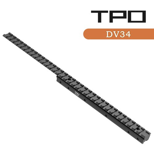 34 Slots 11mm to 21mm Extended Dovetail to Picatinny Rail Adapter, 3/8" to 7/8" Picatinny Rail Riser Mount Sporting Optics Dovetail to Picatinny Adapter Picatinny Rail Riser (DV34)