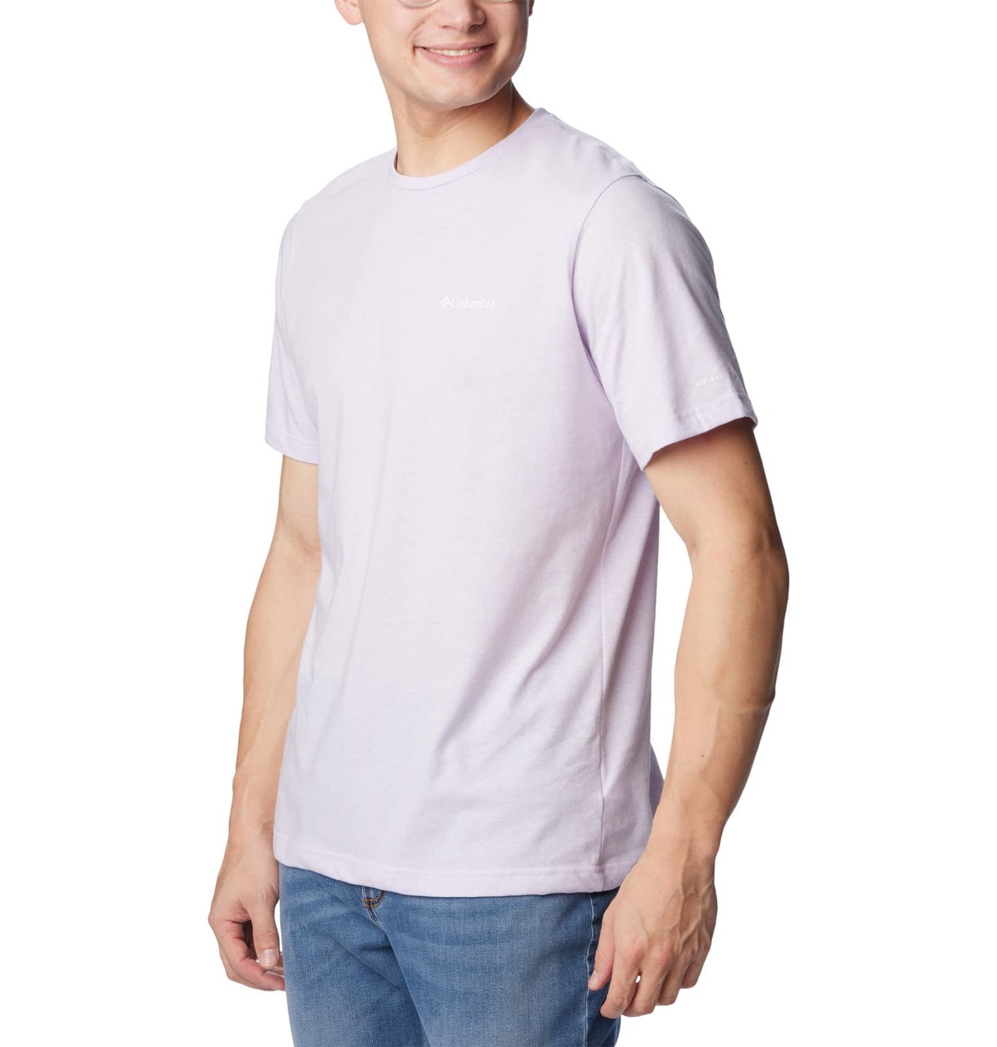Columbia Men's Thistletown Hills Short Sleeve, Purple Tint Heather, 4X Tall