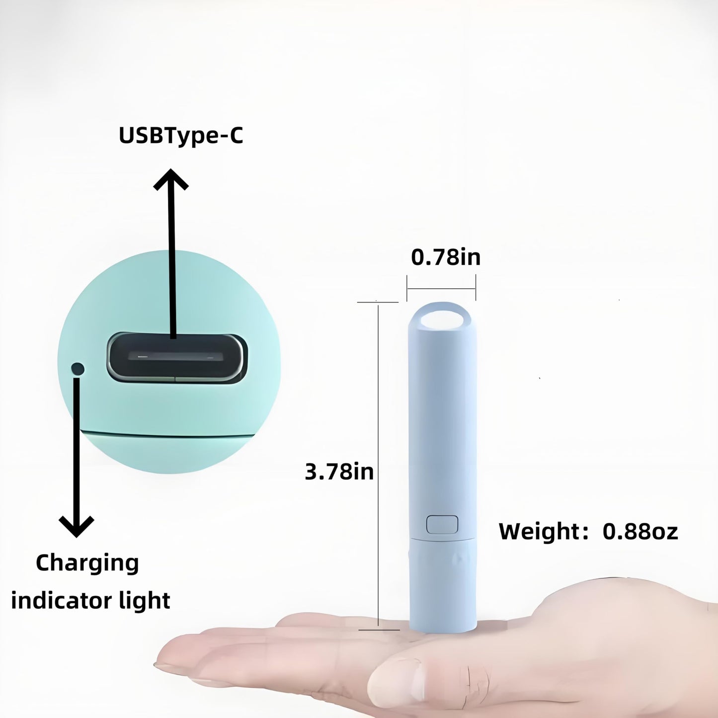 Darlur 5Pack Mini Small LED Flashlights,USB C Rechargeable Flash Lights,Ultralight Zoomable Flashlights for Home, Emergency, Camping ,Dog Walking,Bulk for Gifts