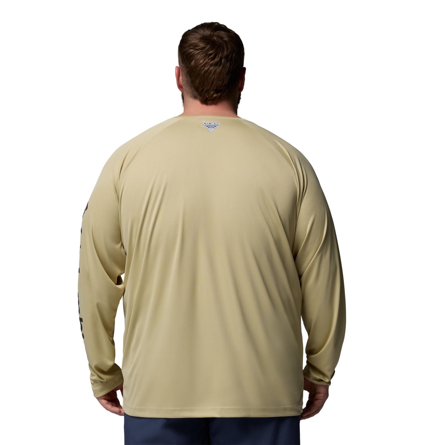 Columbia Men's PFG Terminal Tackle Long Sleeve Fishing Shirt, Serpentine/Shark Logo, 5X