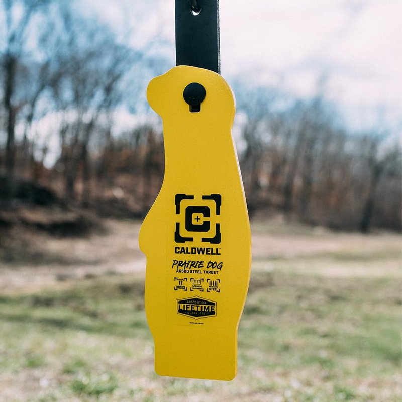 Caldwell AR500 Game Series Prairie Dog 3/8 Inch Thickness, Rifle Rated for Precision Shooting and Target Practice