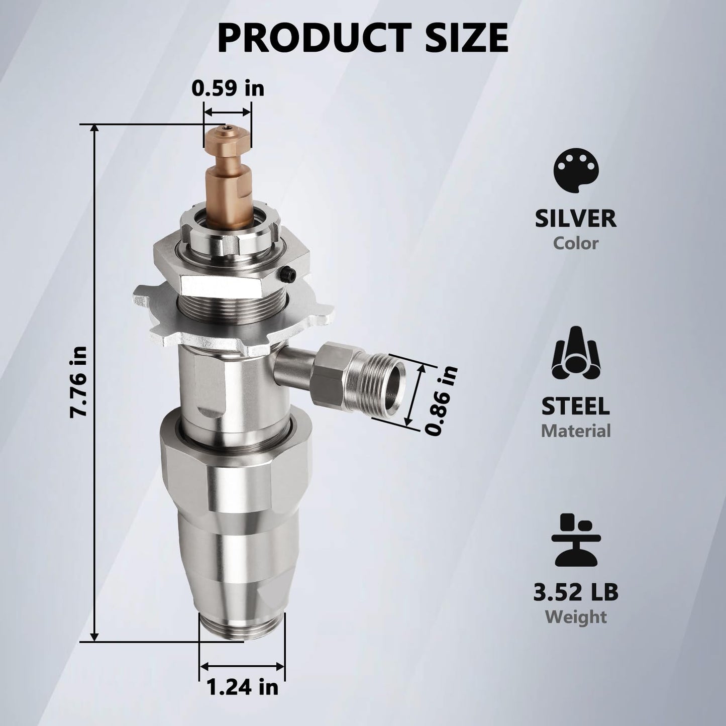 Boeeda 17C487 17C721 Airless Spray Pump Sprayer Accessories Compatible with Graco 210 PC ES 230 PC Pro 390 PC Pro 395 PC Pro 490 PC Pro 495 PC Pro 595 PC Pro