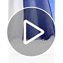 Microfiber Fishing Towel with Clip, 16x16 Inch - Blue