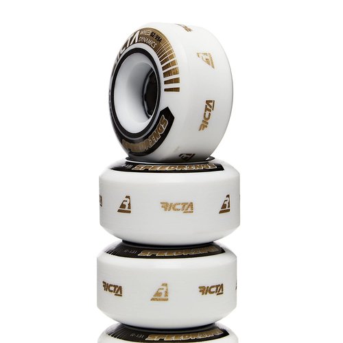 Ricta Speedrings Slim Skateboard Wheels 99a White 52mm