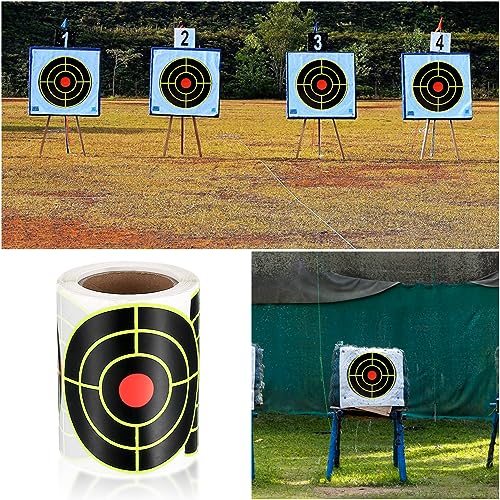 Self-Adhesive Shooting Splatter Targets - 200 Pcs, Green