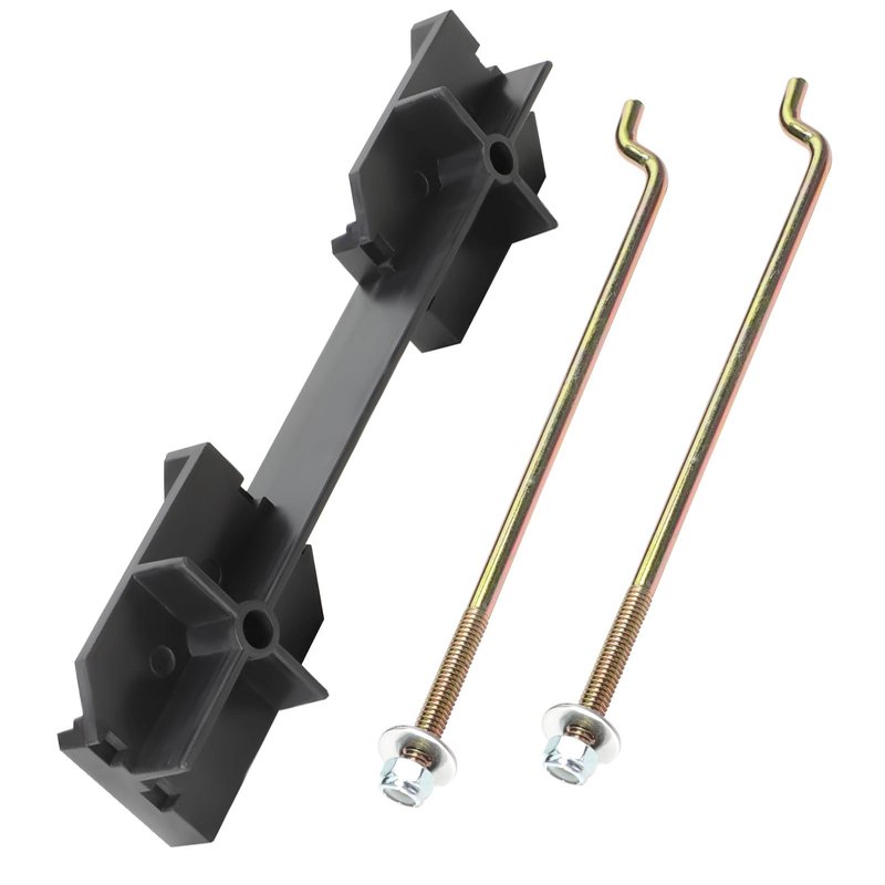 Roykaw Golf Cart 48V Battery Hold Down Plate and Rods Kit for EZGO TXT & RXV 2014-Up Electric Golf Cart, OEM# 612867, 01101-G01