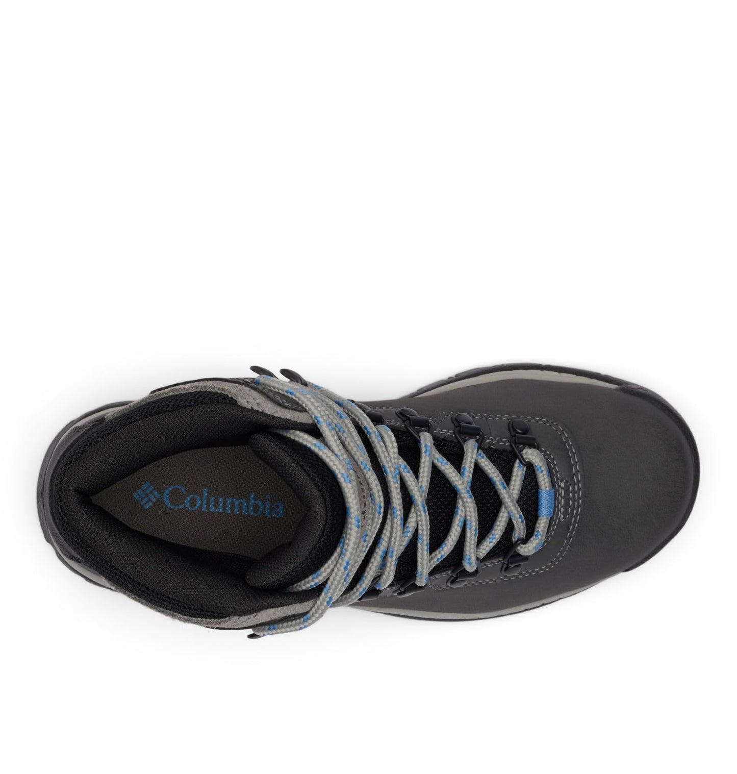 Columbia Womens Newton Ridge Lightweight Waterproof Hiking Boot, Quarry/Cool Wave, 10.5