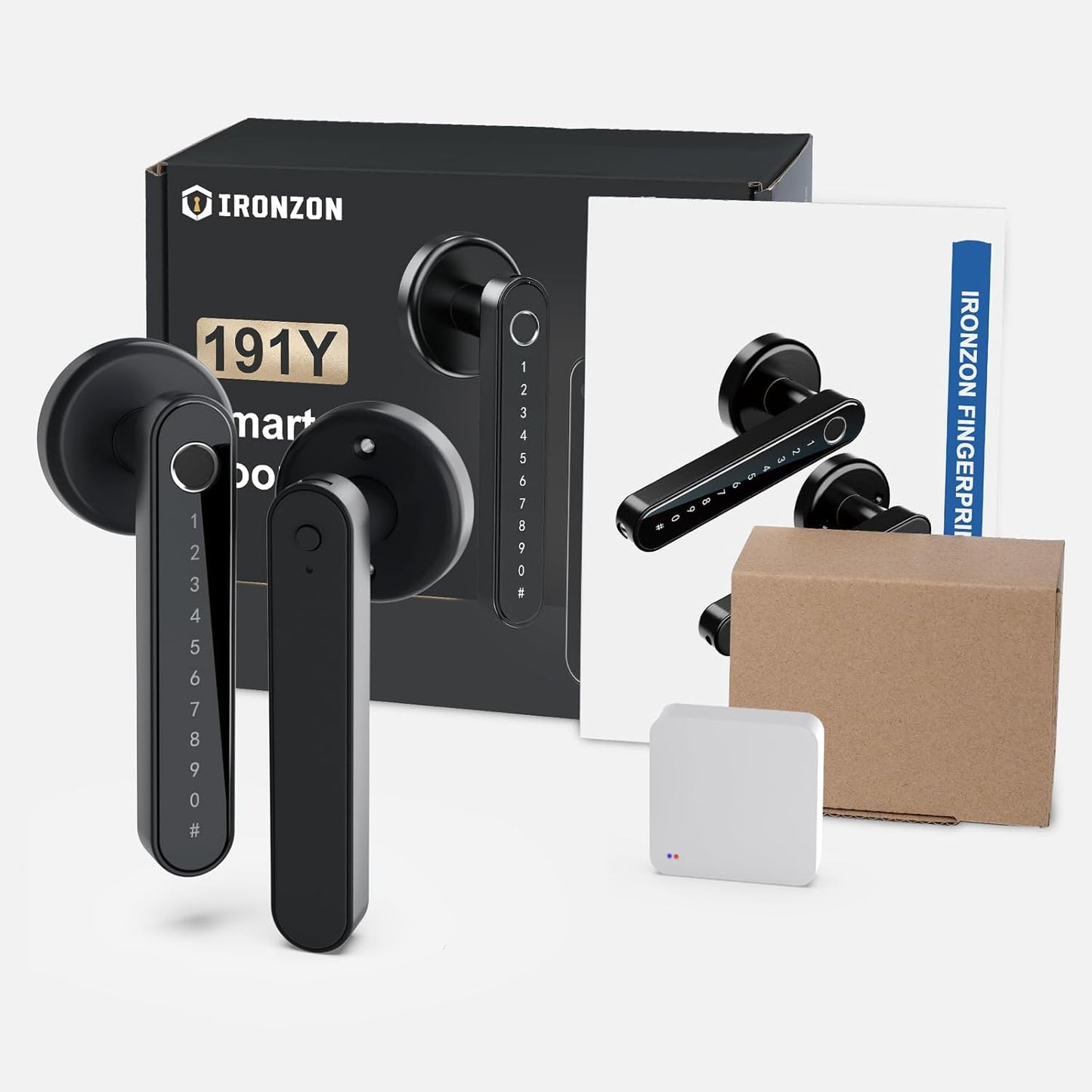 Smart Fingerprint Door Lock with Keypad - Keyless Entry Lock for Home & Office