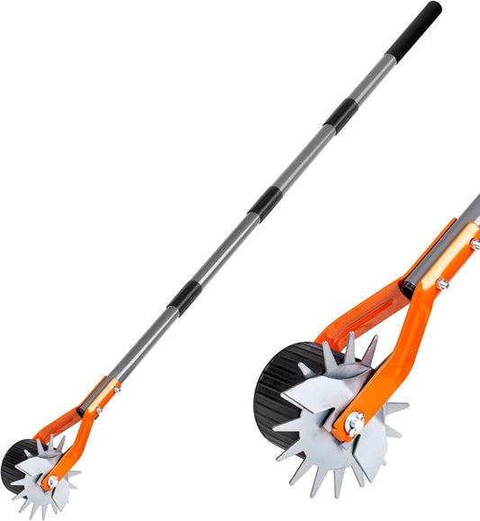 Walensee Manual Lawn Edger - 69.7 Inch Adjustable Stainless Steel Tool for Grass & Weed Trimming