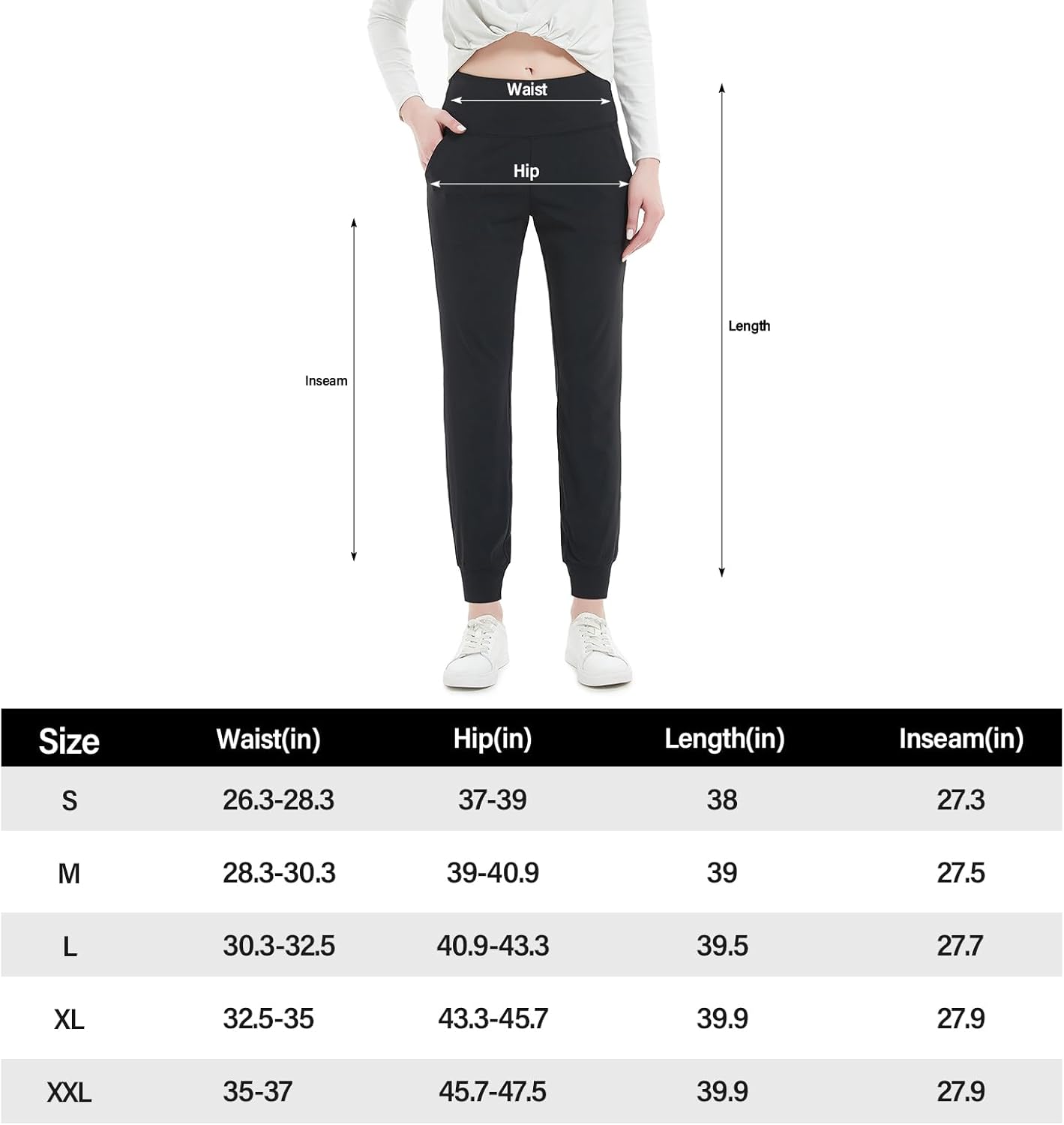 Skiennix Women's Joggers - Lightweight Athletic Sweatpants with Pockets | Tapered Casual Pants for Workout & Lounge