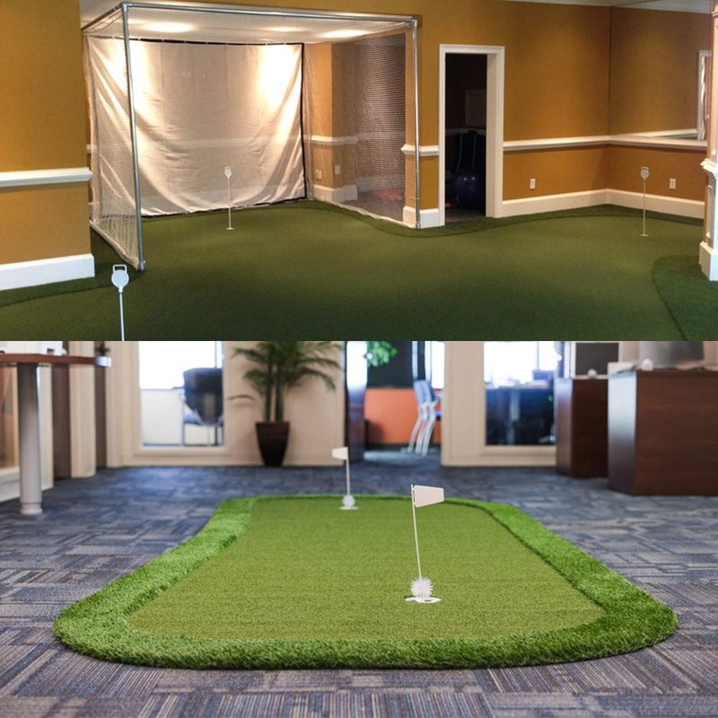 Petgrow Pro Putting Green Golf Artificial Grass Turf 3FTX10FT - Indoor Outdoor Golf Training Mat, Synthetic Fake Grass for Baseball Football Gym Sports