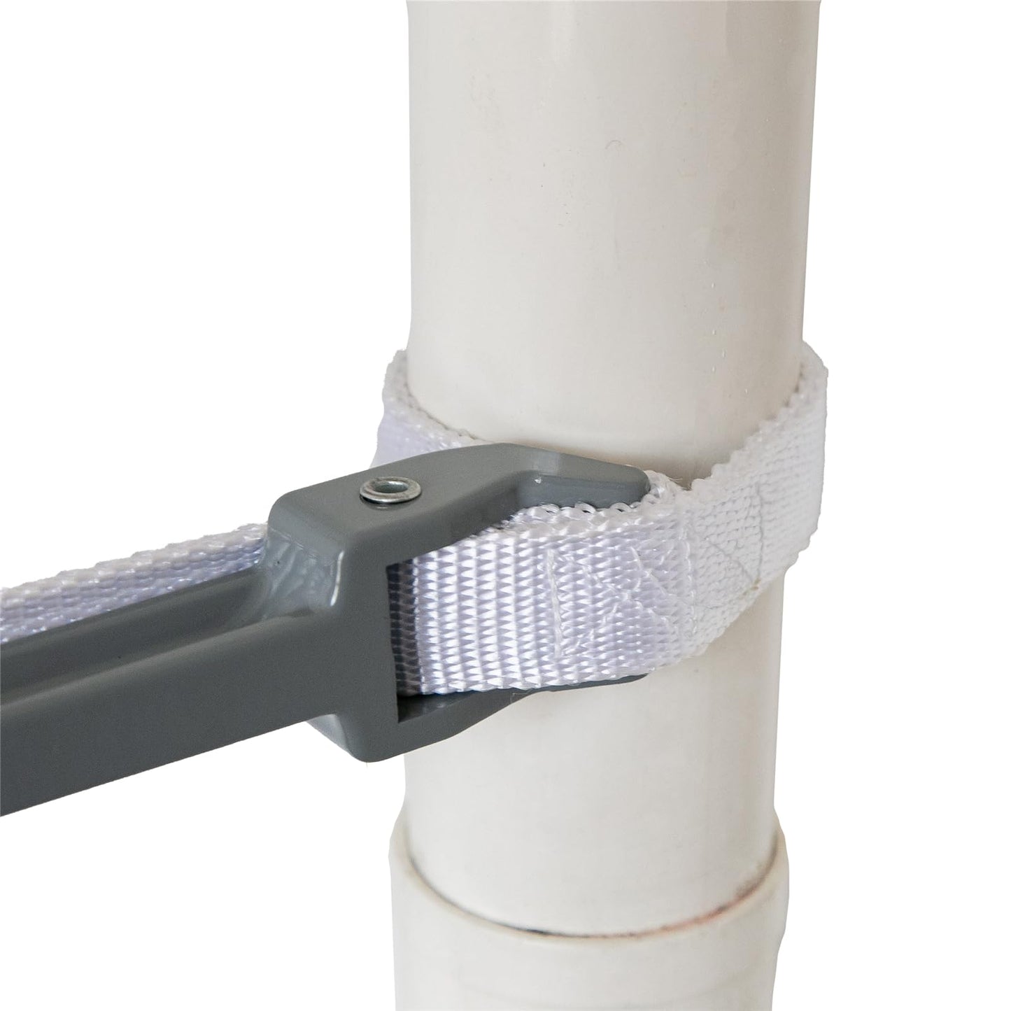 HOMEGOAL 12 Inch Handle Strap Wrench, Adjustable Anti-sliding Pipe Wrench, Oil Filter Strap Wrench, Double Layered Thickened Nylon Strap (Grey)