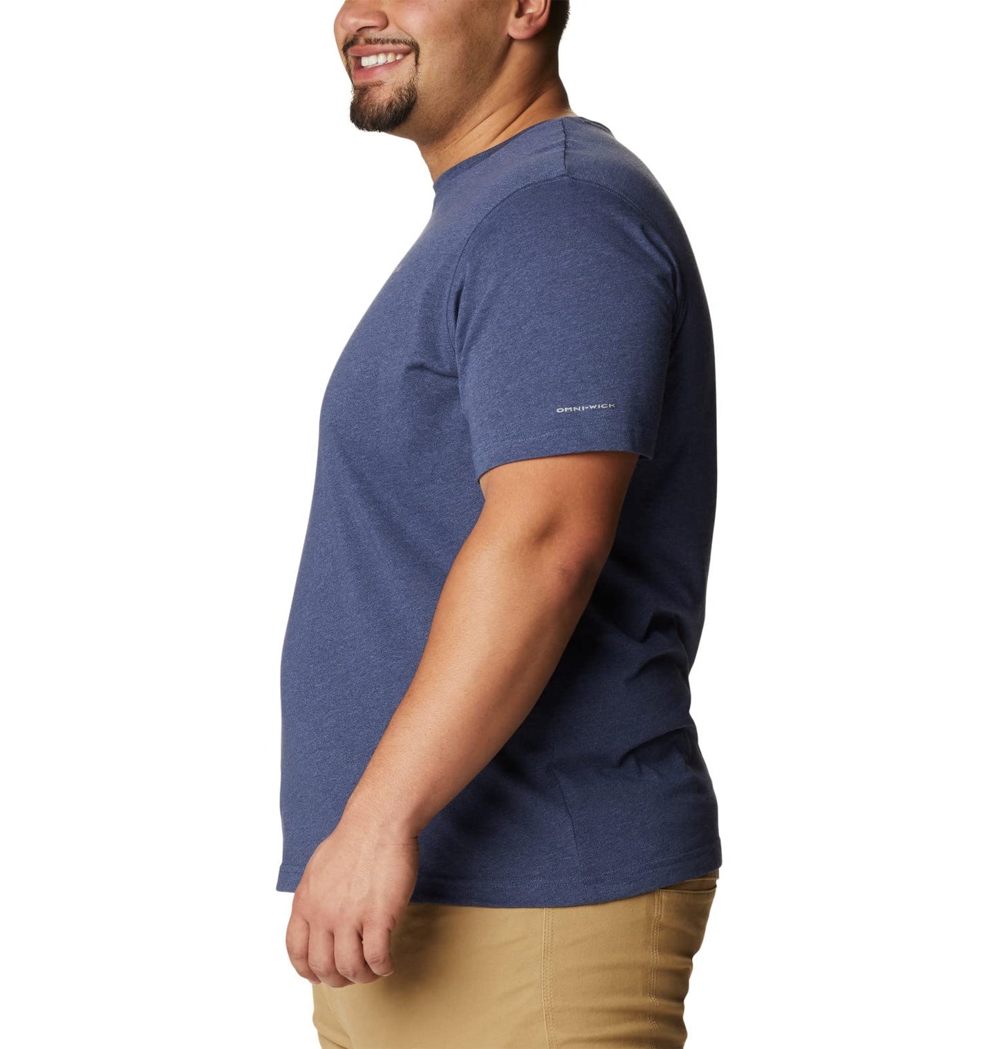 Columbia Mens Thistletown Hills Short Sleeve T-Shirt, Dark Mountain Heather, 4X