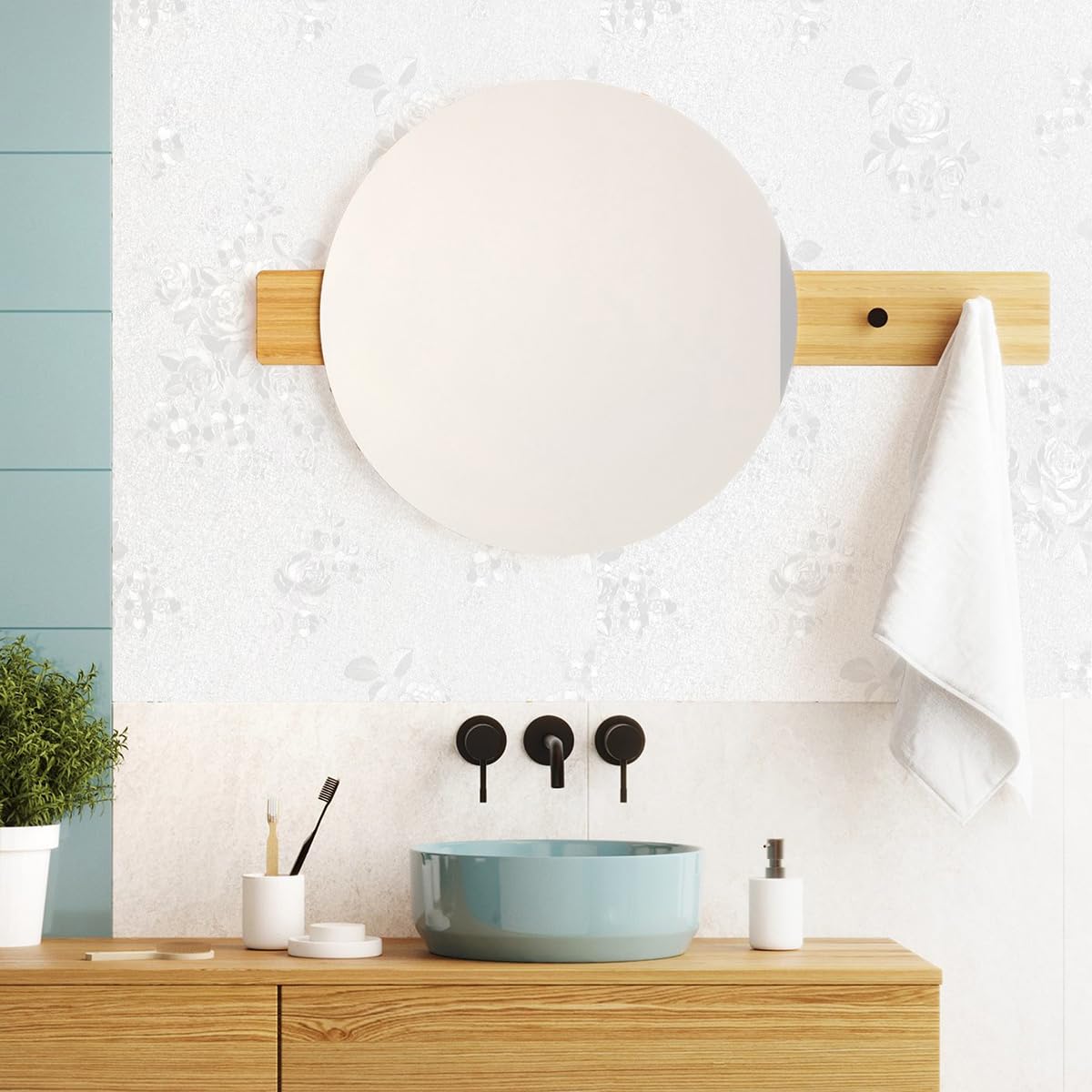 lenify White Peel and Stick Wallpaper Floral Textured Wallpaper 17.7inch x 118.1nch White Embossed Contact Paper Self Adhesive Decora for Shelf Liner Flower Removable Wall Paper Decor Vinyl