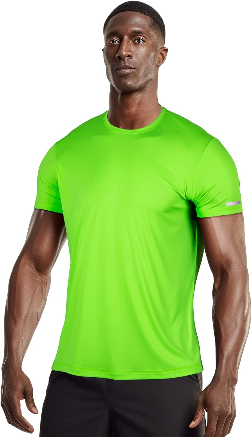 Skiennix Men's Fitted Workout Shirts - Quick Dry Athletic Tops for Gym & Running | Moisture-Wicking Tee