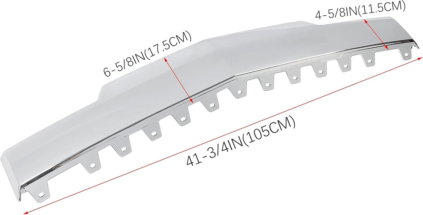 KUAFU Front Bumper Skid Plate Compatible with 2014 2015 Chevrolet Chevy Silverado 1500, 2015 Cadillac Escalade Truck Chrome Replace for GM1087249C 22944882
