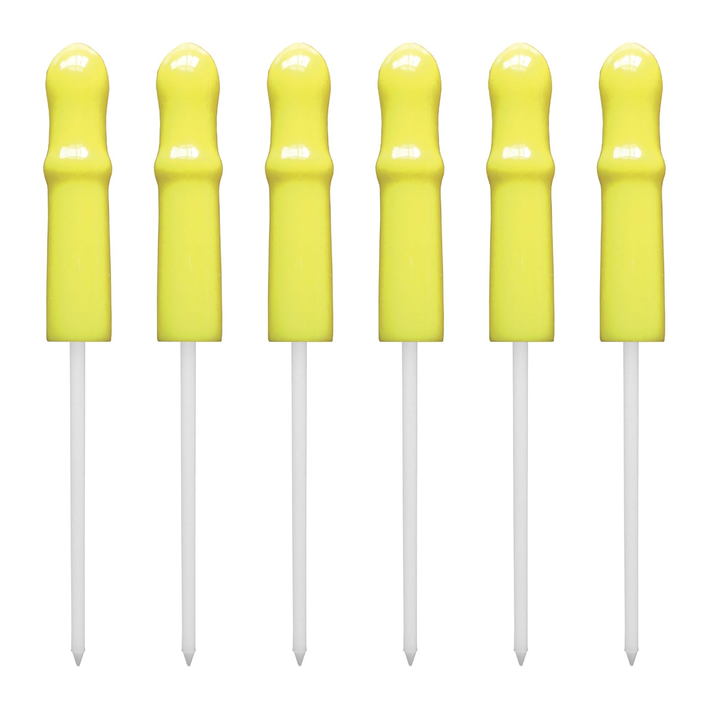 Caulk Cap CCY, Reusable Caulk Tube Sealers with Built-in Puncture Pin,6 Pack