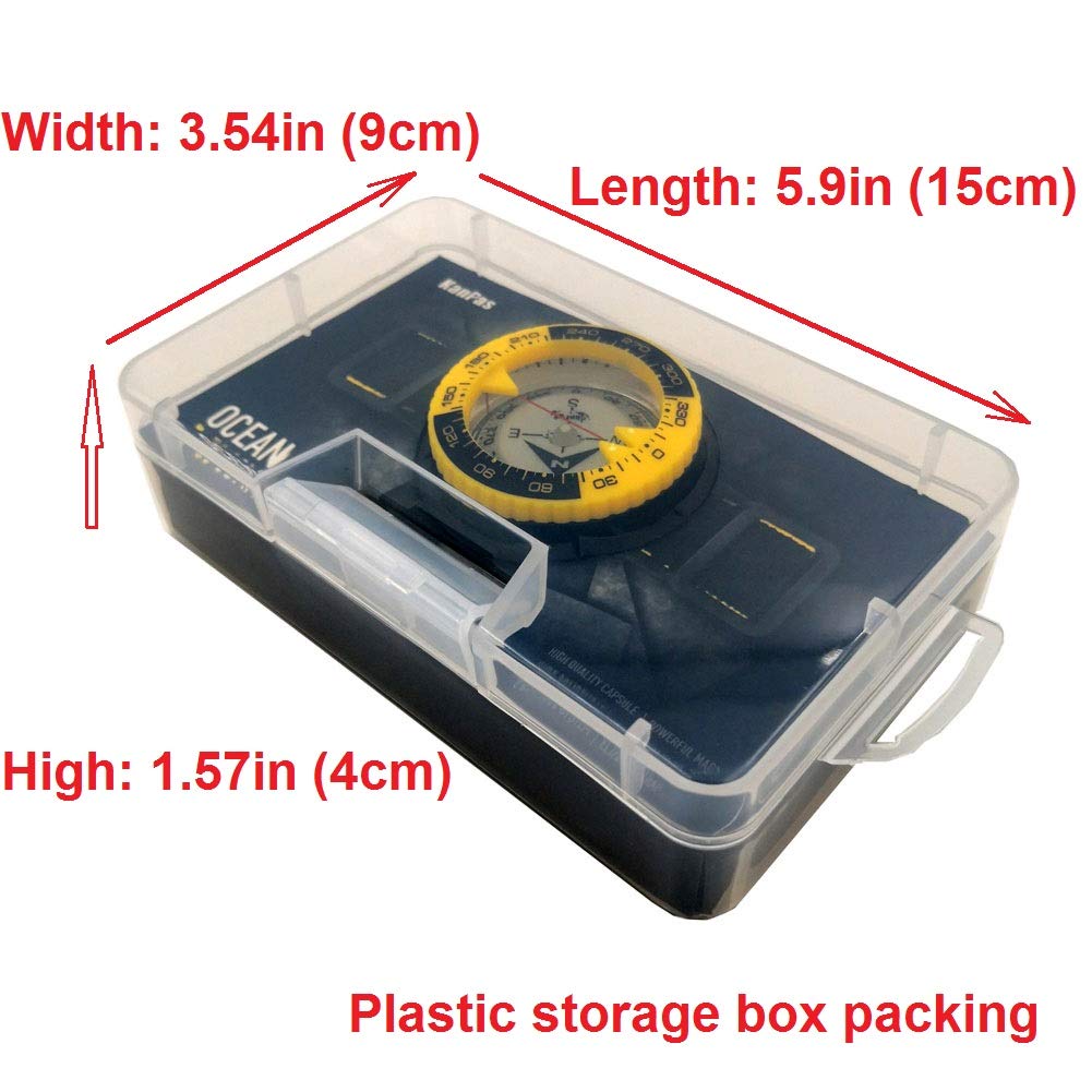 D-50 Ocean Elite Scuba Diving Wrist Compass for Orienteering Hiking Gliding Camping Climbing Cycling