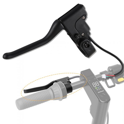 Felixstory Scooter Brake Handle Compatible for Segway Ninebot Max G30LP Electric Scooter, Aluminium Brake Lever, Brake Clutch Levers Accessories Parts, Black, Frosted Anti-Slip