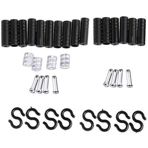 YAKAMOZ 2-in-1 Universal Bike Bicycle Shift Derailleur Cable & Brake Cable Housing Replacement Kit for Moutain Road Bike Cycling Repairing