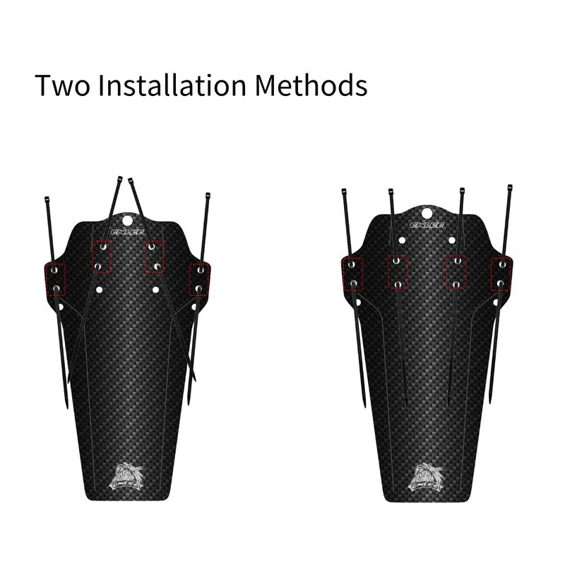 ENLEE MTB Fenders, 1PC New Second Generation, Lightweight Design, Durable and Wear-Resistant Bike Mudguards Fender, Fits 20,24,26,27.5 and 29 inches, MTB Accessories (Colorful Beauty)