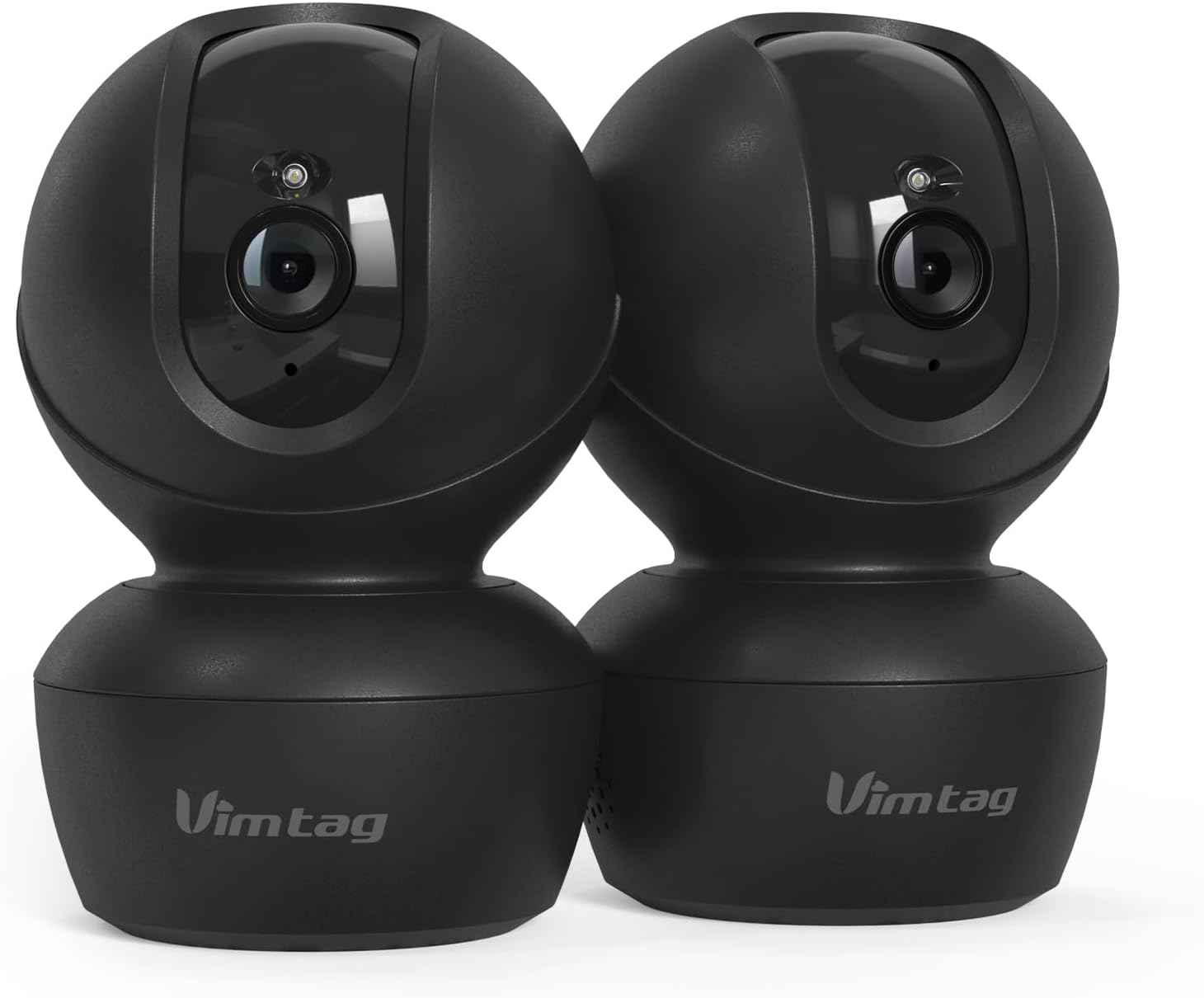 VIMTAG 2.5K Indoor Security Camera with 360° Pan & 2-Way Audio - Pet & Baby Monitor with AI Detection & Night Vision