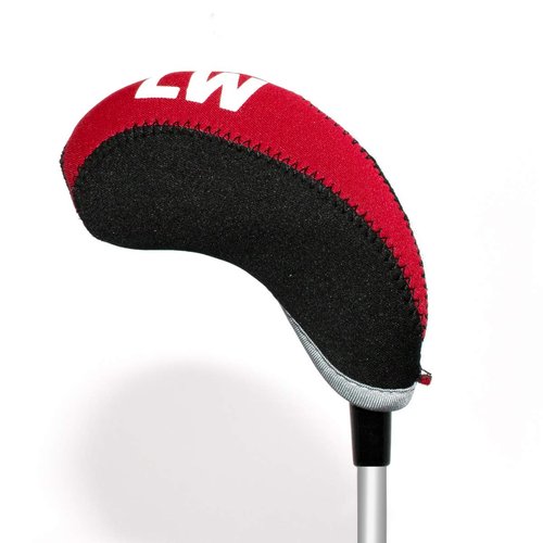 Golf Iron Club Head Covers Headcovers Set 11pcs Wedges Protective Neoprene fits Taylormade Callaway PXG, Lightweight, Lob Wedge,Sand Wedge,#4-9 AW SW PW LW,fits Tayormade M5 M6 (Red-Black)