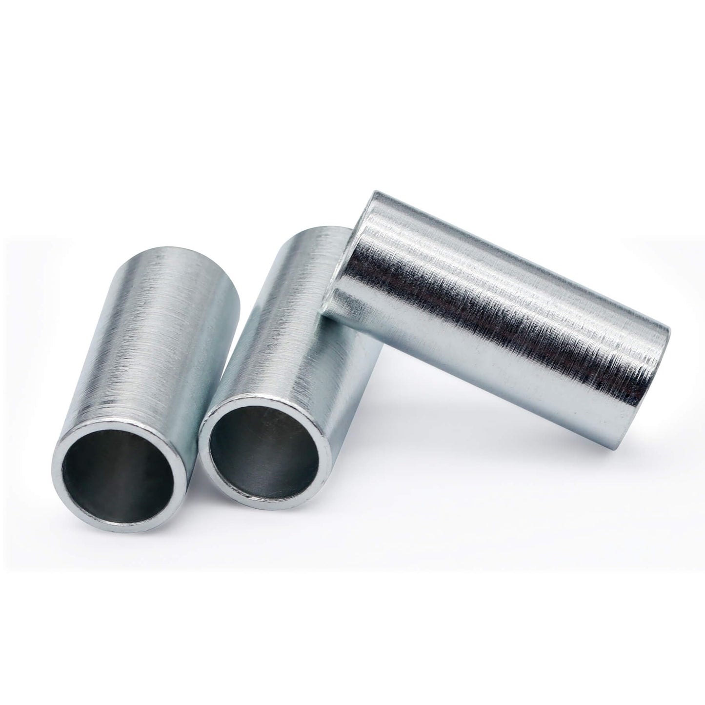 Wulankd 10 Pack 1/2-in I.D. x 5/8-in O.D. x 1-1/2-in Length Seamless Steel Spacer, Silver