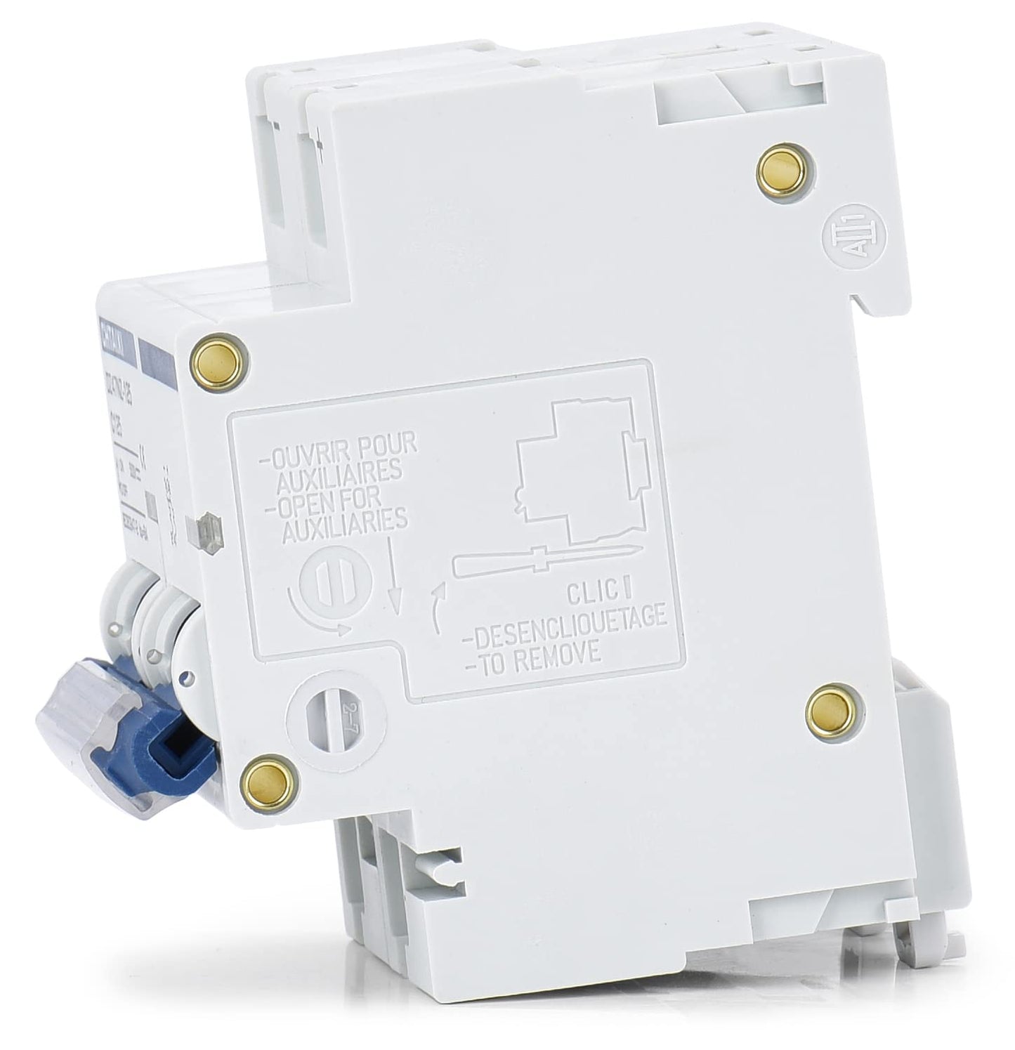 Chtaixi DC Miniature Circuit Breaker, 2 Pole 500V 80 Amp Isolator for Solar PV System, Thermal Magnetic Trip, DIN Rail Mount, High Current DC Disconnect Switch MCB 2P C80