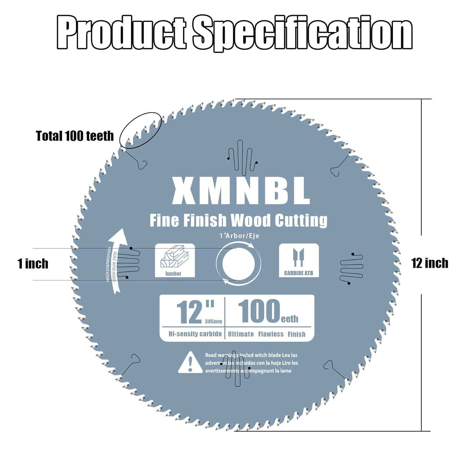 14-Inch Steel Cutting Saw Blade - 72T Carbide Replacement for Diablo D1472CF & Evolution Chop Saws