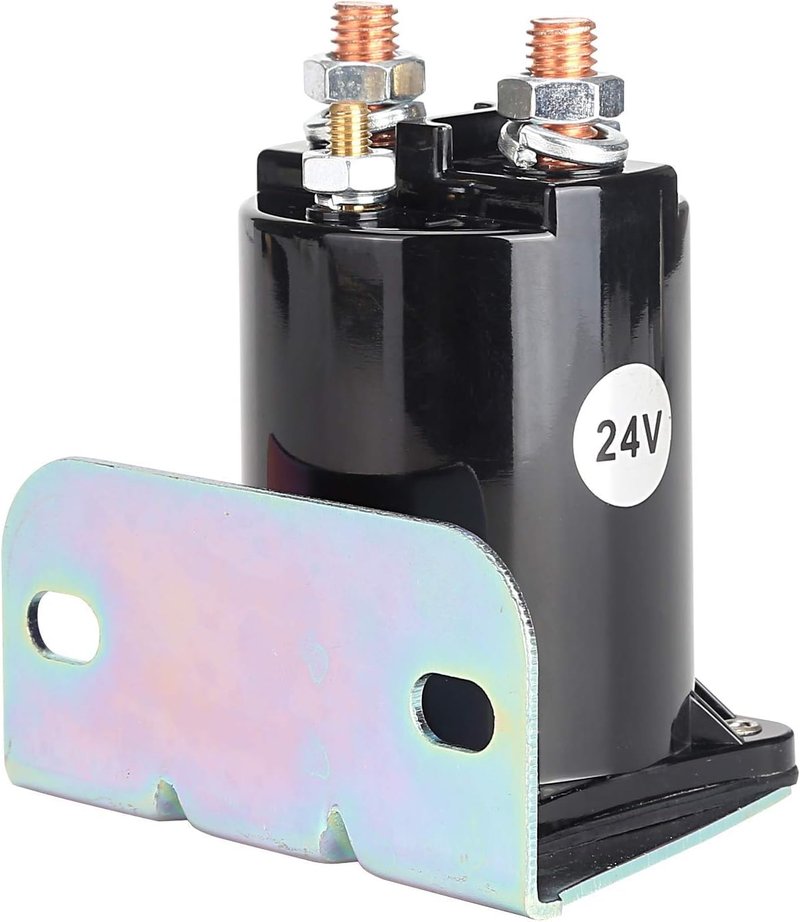 10L0L 24V Golf Cart Solenoid for EZGO Electric Golf Cart 1991-2008, 200A 4 Terminal, Replace OEM# 20468G3, 20468-G3, SLN1162, 72-501-42