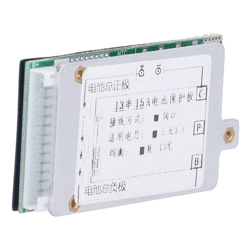 Lithium Ion Battery Pack 48V 15A 13s 13s Aluminum Alloy Board with Balancing for Electric Vehicles Scooters