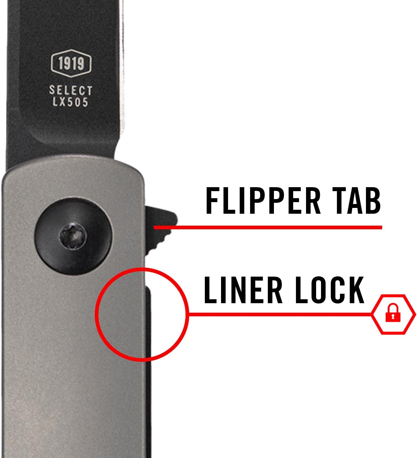 EDC Folding Pocketknife with Tanto Blade | Coast Founder's Collection Gentleman's Knife