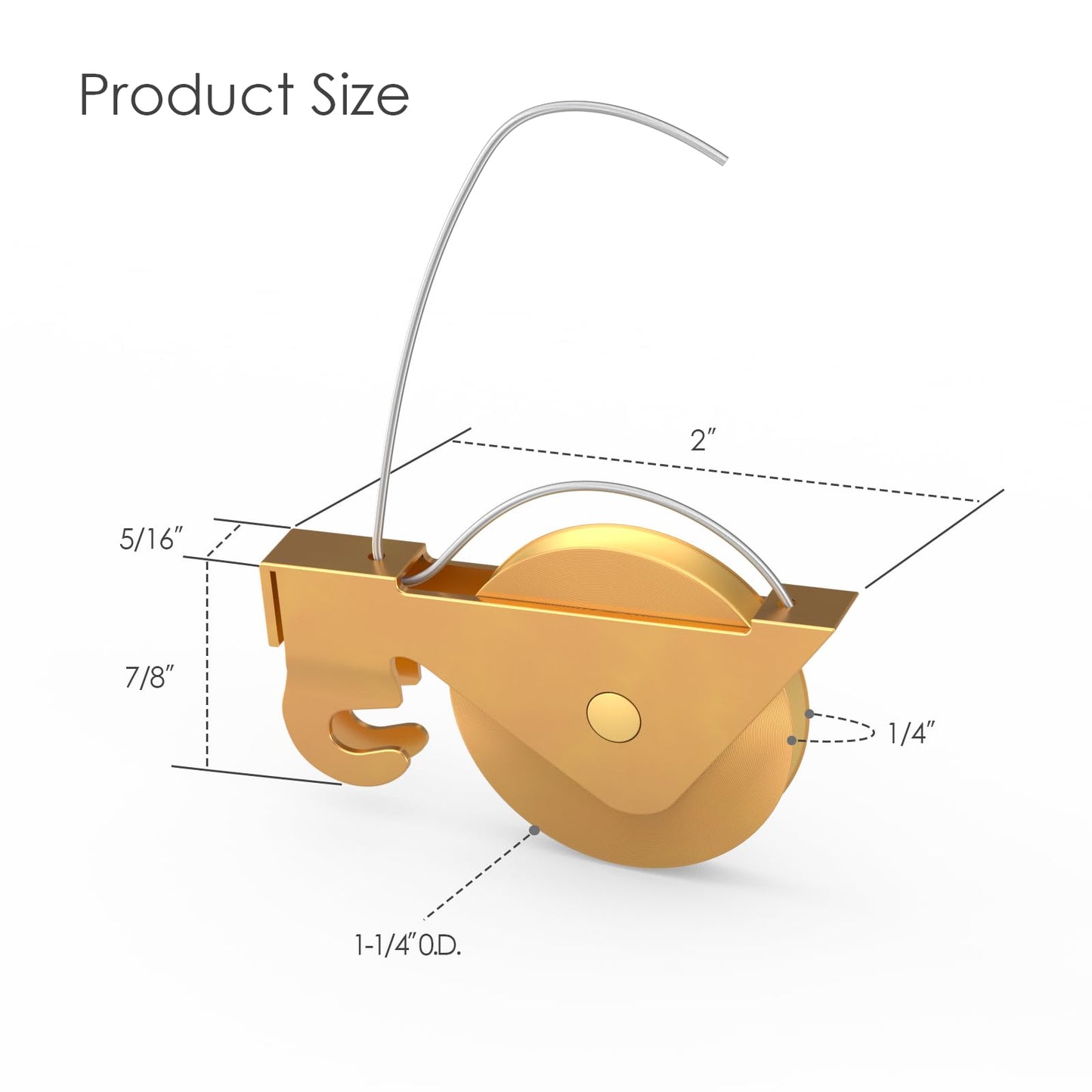 4-Pack Heavy-Duty Sliding Screen Door Rollers – Compatible with KDEX20 & Most Brands | 1-1/4" Steel Ball Bearings for Ultra-Smooth Glide