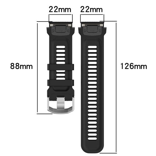 Chofit Intended for Amazfit Falcon Bands for Women&Men Soft Silicone Band Replacement Wristbands Smartwatch Accessories Sport Strap for Amazfit Falcon (Black&NavyBlue)