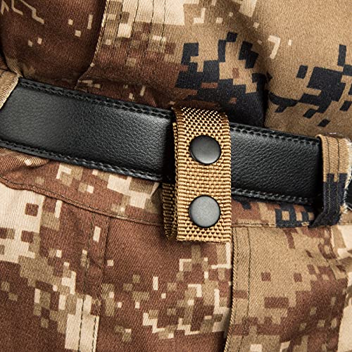 Duty Belt Keeper with Double Snaps for 2¼" Belts - Khaki