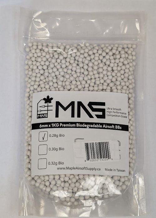Maple Armouries Premium Airsoft BBS - 0.28G Biodegradable 1KG