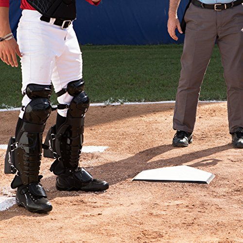 Save-A-Leg Home Plate - Durable Rubber Baseball/Softball Base