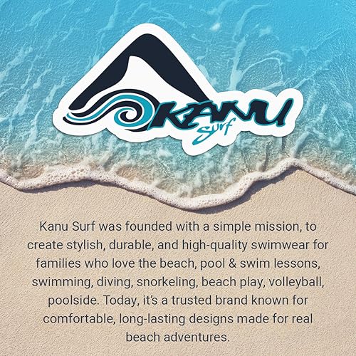 Kanu Surf Girls' Hurricane UPF 50 One-Piece Swimsuit - Kiana Purple, Size 10
